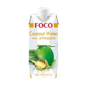 FOCO Kokosvatten med ananas