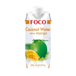 Foco Kokosvatten med mangosmak - 500ml