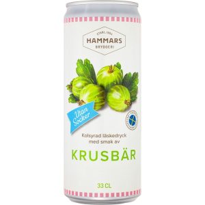 Hammars Bryggeri Krusbär Sockerfri (Burk) – 330 ml