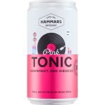 Hammars Bryggeri Tonic Pink Grapefruit & Hibiscus 250 ml burk - svensk hantverkstonic
