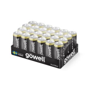 Gowell Cola Flak 24-pack | Sockerfri & Koffeinfri Funktionsdryck