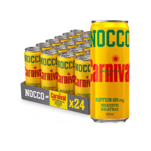 NOCCO Carnival Exotic BCAA Flak Sockerfri Energidryck - 24st